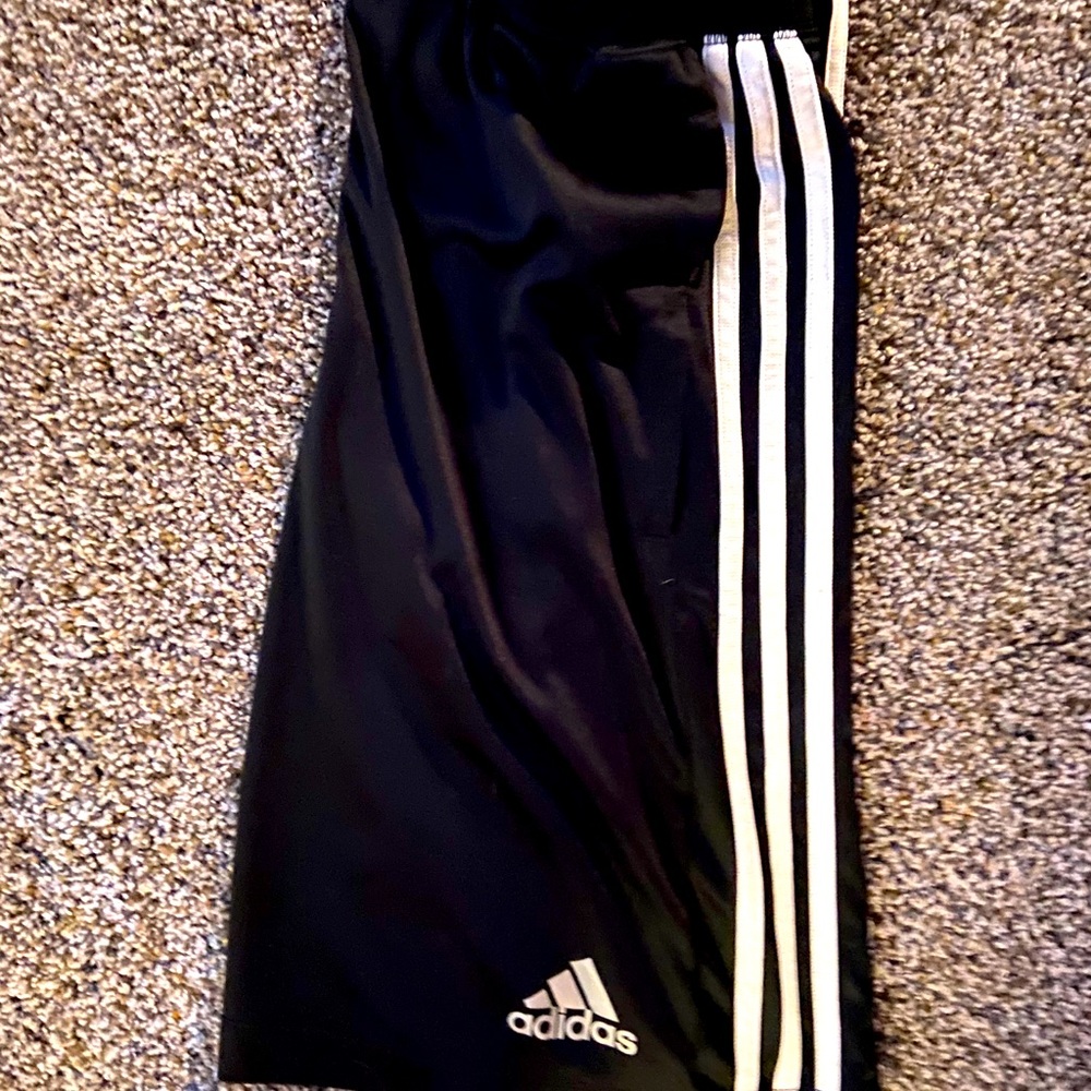 Men black adidas shorts
